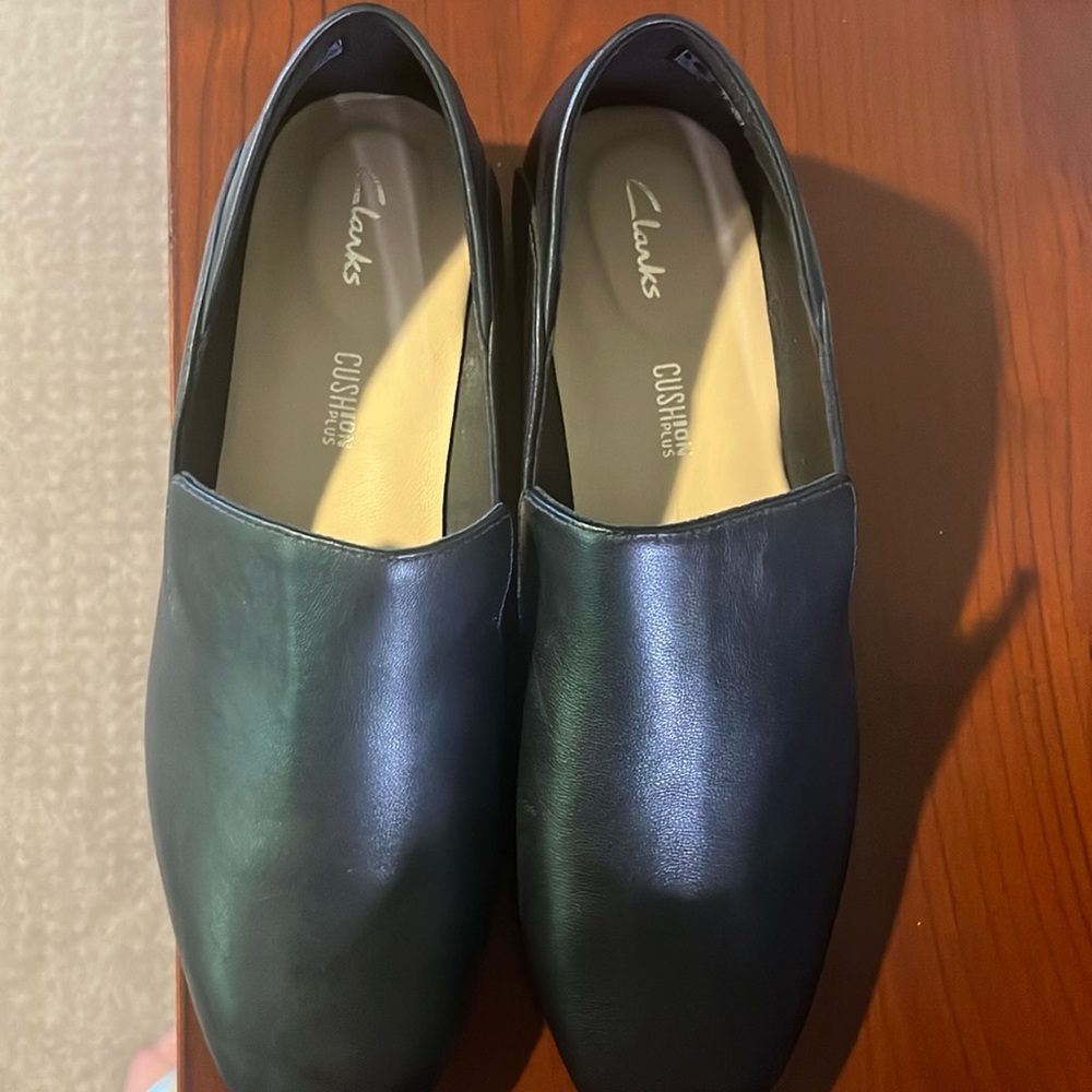 Clarks Pure Viola Black Leather shoes.  NWT.  Size 7.5